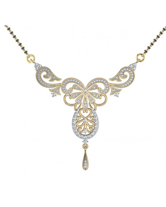 Fancy Diamond Mangalsutra