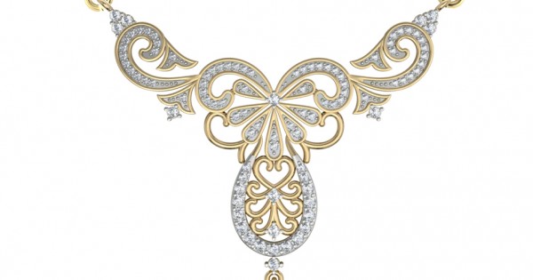 Diamond Mangalsutra - Jewelslane