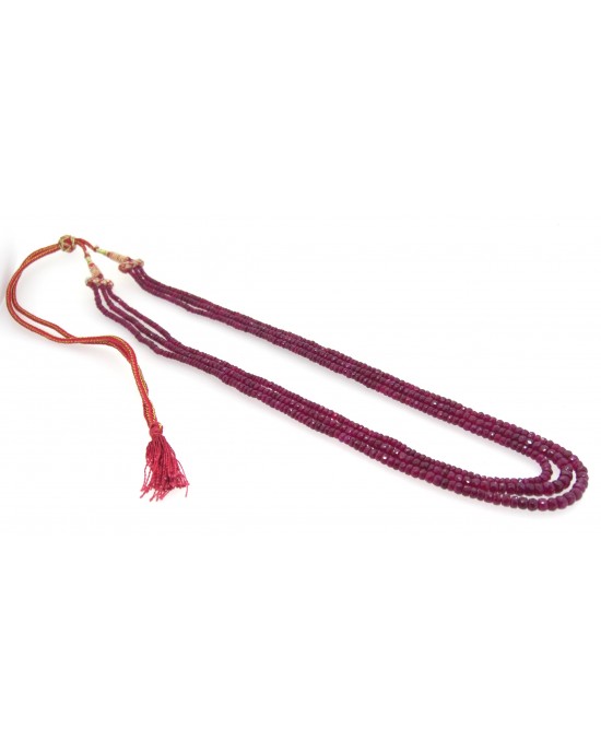 Ruby Beads Necklace