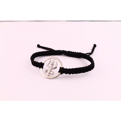 Auspicious Trishul Bracelet in silver