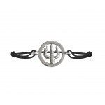 Auspicious Trishul Bracelet in silver