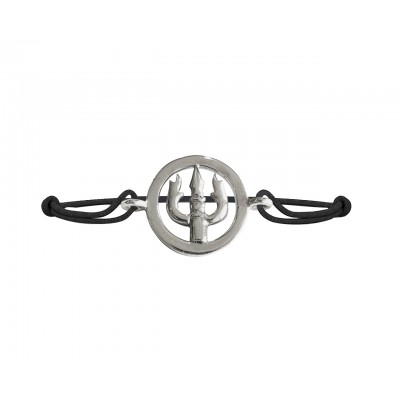 Auspicious Trishul Bracelet in silver