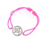 Alphabets Bracelet with Diamonds