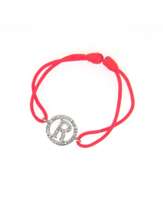 Alphabets Bracelet with Diamonds