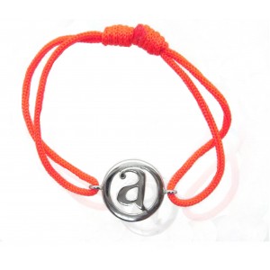 Alphabets Bracelet in Silver (A-Z)