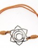 Sacral Chakra Bracelet in Silver 