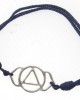 Third Eye Chakra Bracelet in Silver 