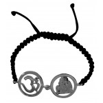 Om & Sai Bracelet in silver