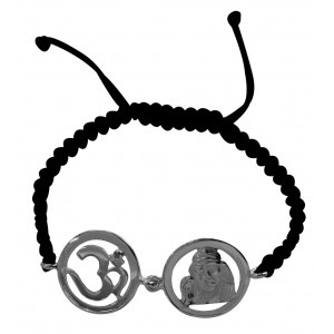 Om & Sai Bracelet in silver