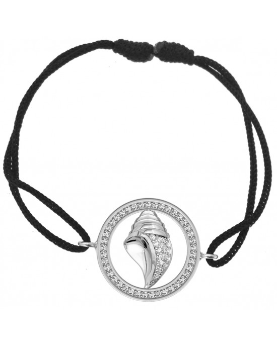 Sacred Shankh Bracelet in Silver