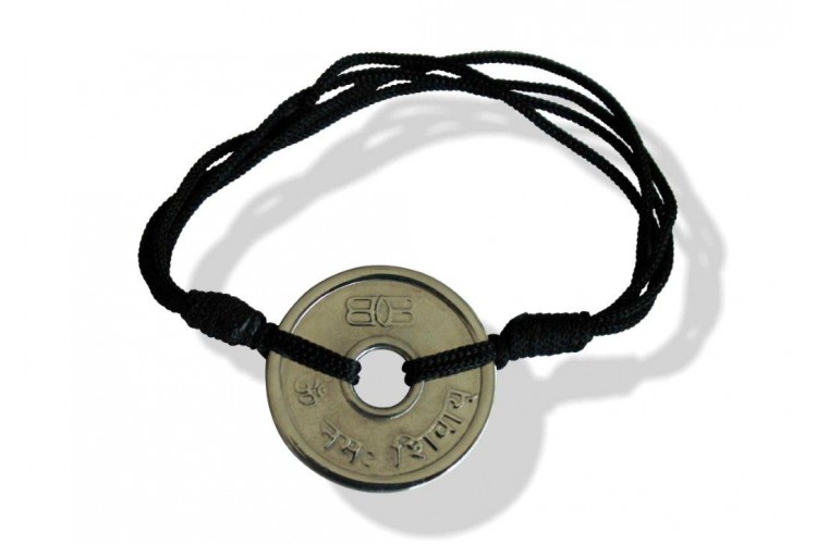Om Namah Shivay Bracelet on Coin