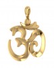 Stylish Om Gold Pendant