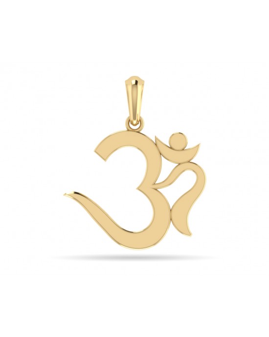 Elegant Om Gold Pendant