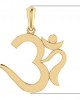 Elegant Om Gold Pendant