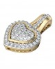 Adorable Heart Pendant with diamonds