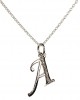 Alphabet A pendant with Diamonds