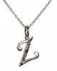 Alphabet Z pendant with diamonds