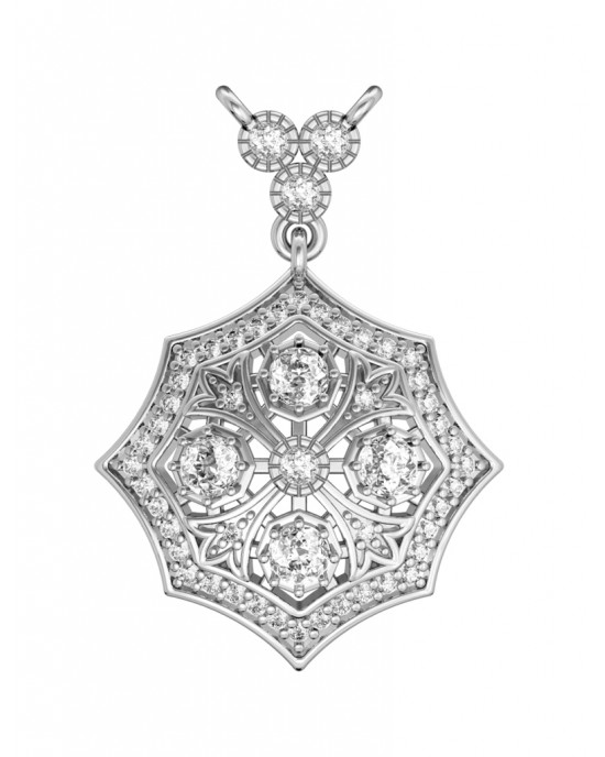Charming Diamond Pendant