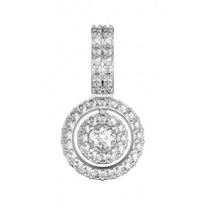 Charming diamond solitaire pendant