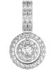 Charming diamond solitaire pendant