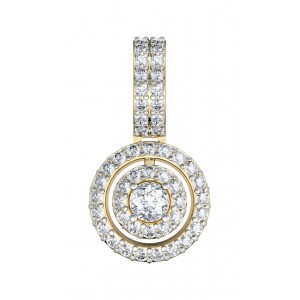 Charming diamond solitaire pendant