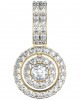 Charming diamond solitaire pendant