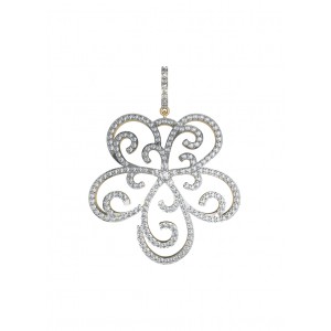 Ethereal Design Diamond Pendant