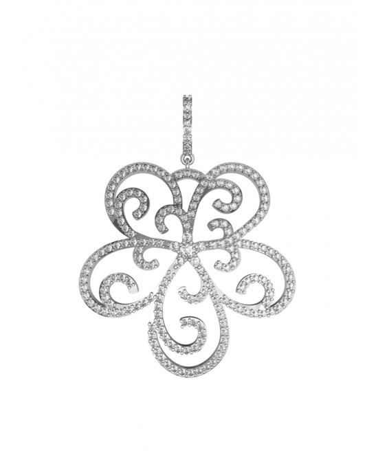 Ethereal Design Diamond Pendant