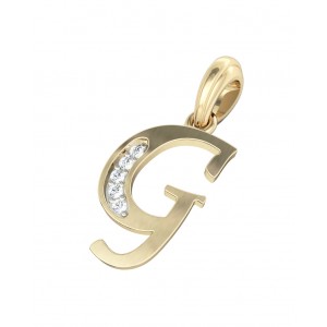 Gold Alphabet G charm