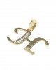 Gold Alphabet H charm