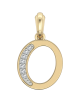 Gold Alphabet O charm