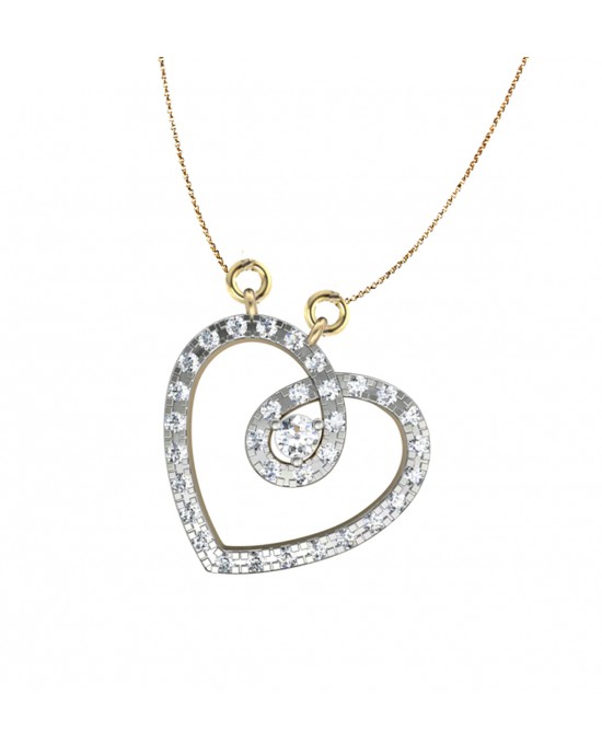 Gold Heart Necklace