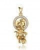 Adorable Bal Hanuman Gold Pendant