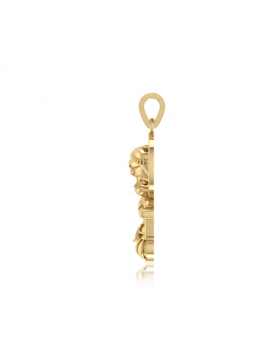 Adorable Bal Hanuman Gold Pendant