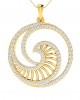 Emel Diamond Pendant In Gold