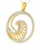 Emel Diamond Pendant In Gold