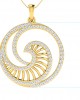 Emel Diamond Pendant In Gold