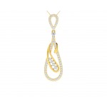 Rene Diamond Pendant in Gold