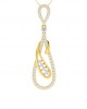 Rene Diamond Pendant in Gold