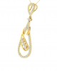 Rene Diamond Pendant in Gold