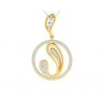 Rainie Diamond Pendant in Gold