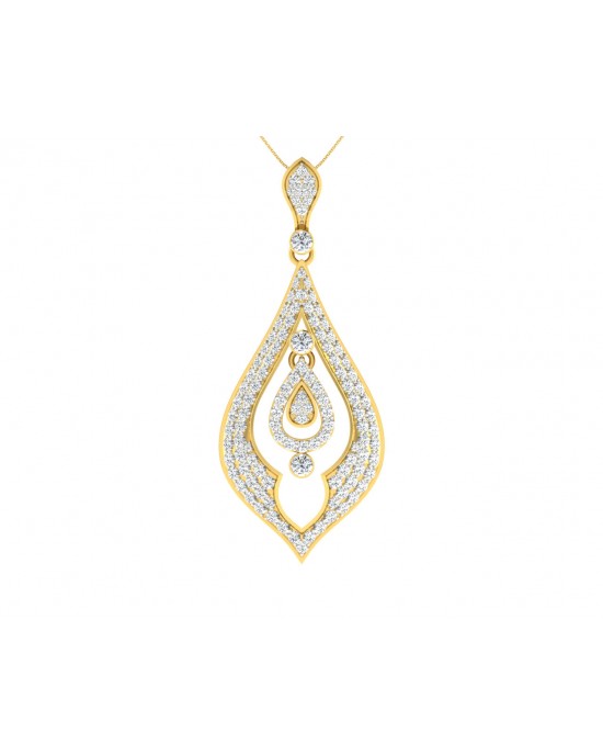 Nomi Diamond Pendant in Gold