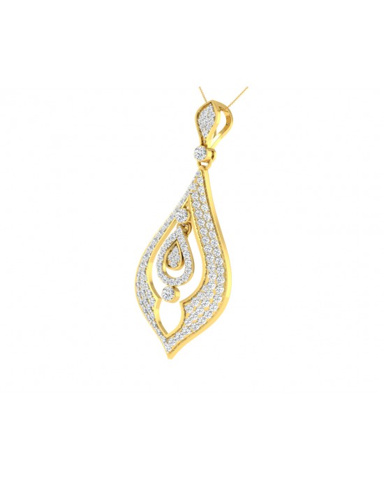 Nomi Diamond Pendant in Gold