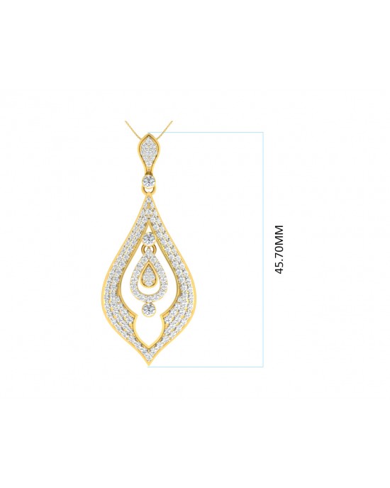 Nomi Diamond Pendant in Gold