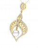 Rina Pearl & Diamond Pendant in Gold
