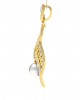 Rina Pearl & Diamond Pendant in Gold