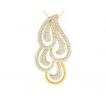 Pamela Diamond Pendant in Gold