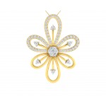 Rhea Diamond Pendant in Gold