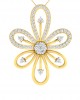 Rhea Diamond Pendant in Gold