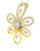 Rhea Diamond Pendant in Gold